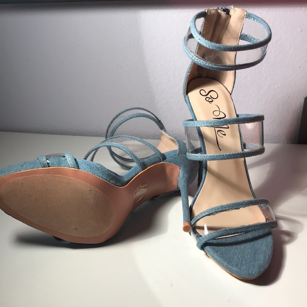 Denim Jean Heels - Picture 5 of 8